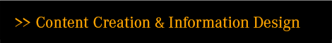 Content Creation & Information Design